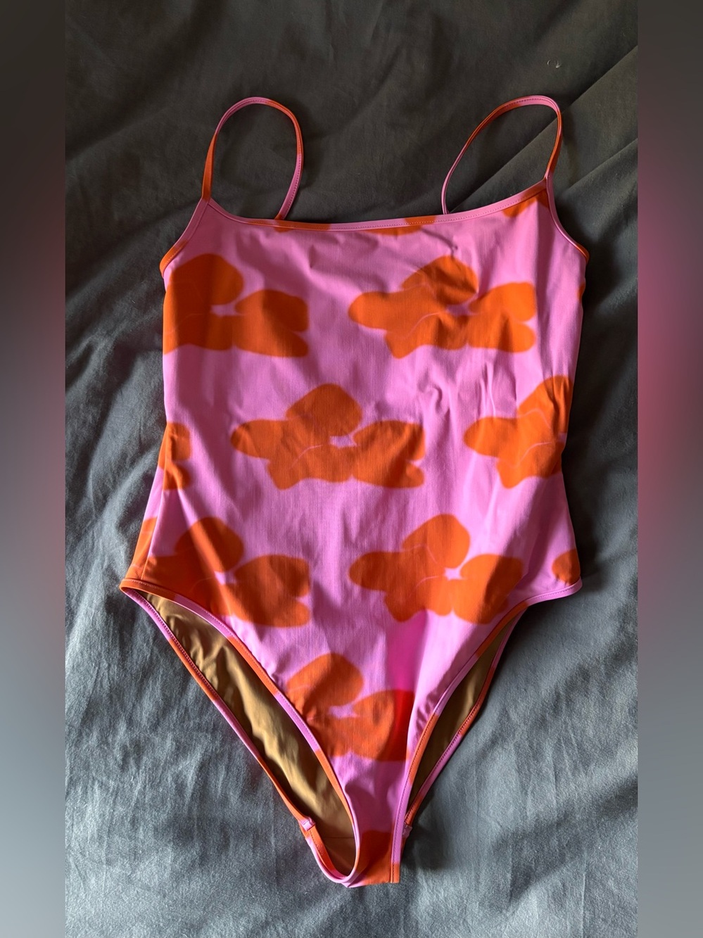 Nu Swim Noodle One Piece Floral Swimsuit XL